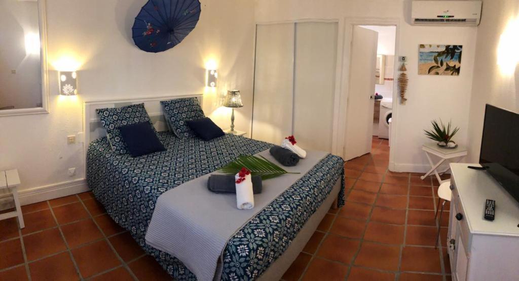 Appartement Rez-De-Chaussee De Villa A 1 Minute De La Plage Saint-Francois  Luaran gambar